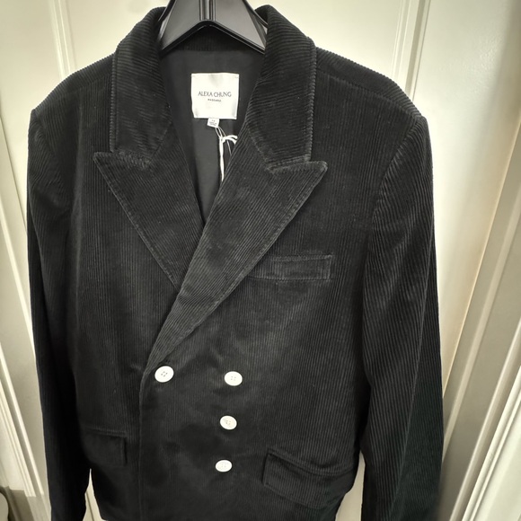 Alexa Chung Madewell Black Corduroy Women's Blazer